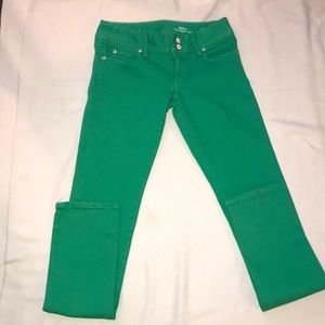 COPY - Lily Pulitzer green Worth straight jeans